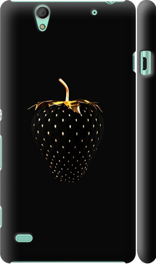 Чехол на Sony Xperia C4 E5333 Черная клубника (3585m-295-42517)