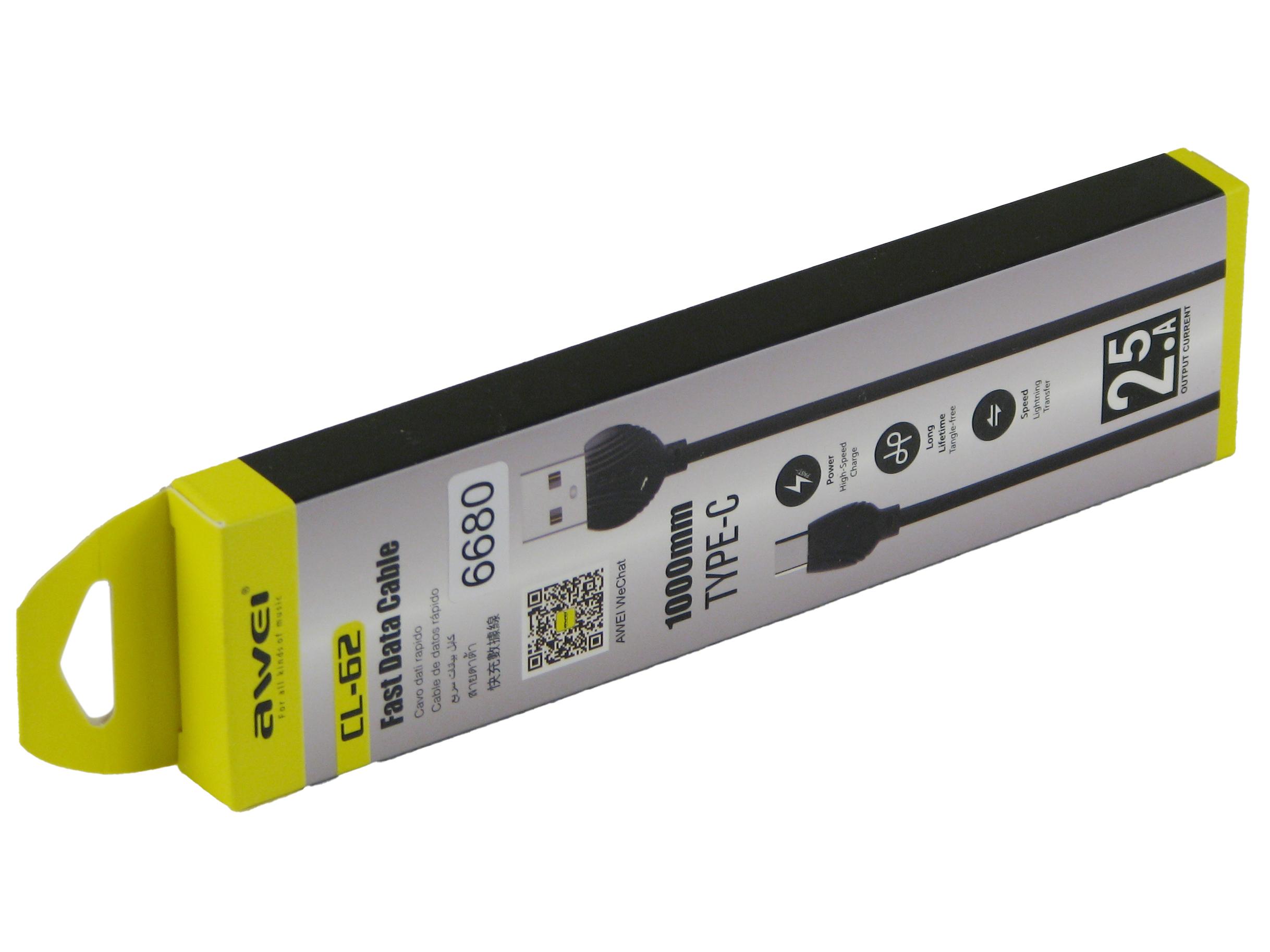 Кабель Awei CL-62 USB-Type C - фото 2