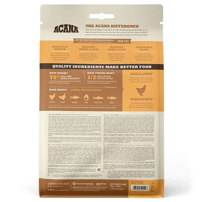 Корм сухий для кошенят і котів ACANA WILD PRAIRIE CAT з куркою і рибою 1,8 кг (11237763) - фото 4