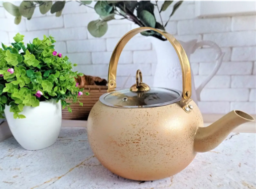 Чайник OMS 8250-XL с гранитным антипригарным покрытием и индукцией 3 л Cream - фото 2