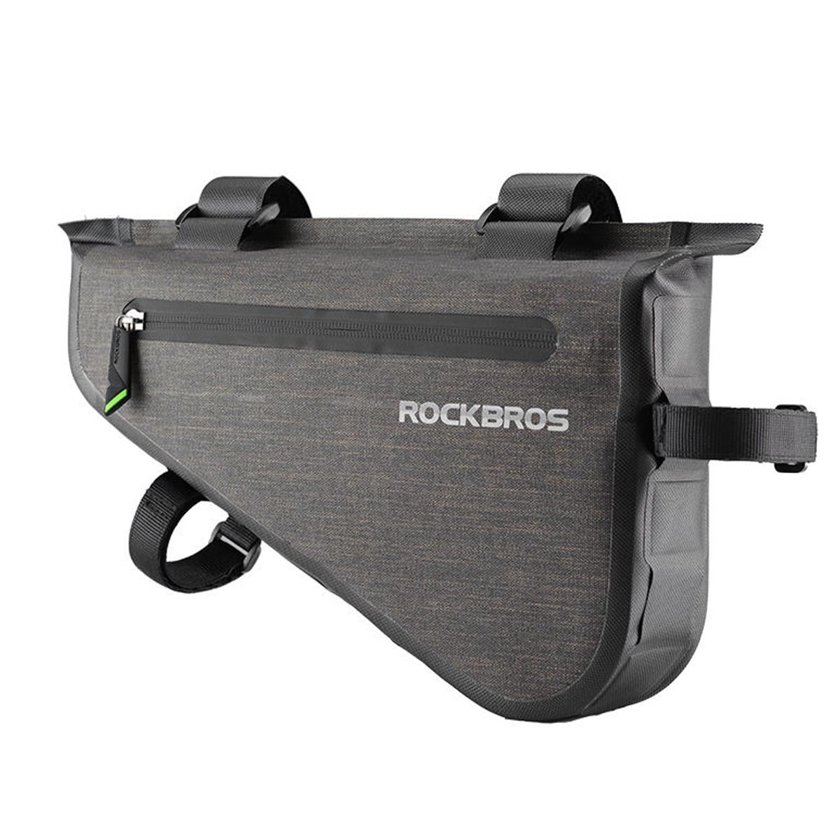 Велосумка под раму ROCKBROS AS-017 велкро Коричневый (RB-AS-017-2740)