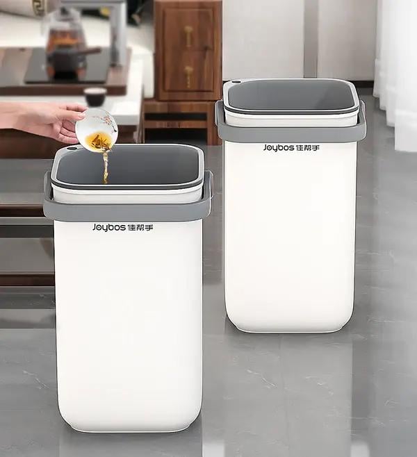Ведро Joybos для сухого и влажного мусора многофункциональное (JBS-LJT-N31-JWT) - фото 4