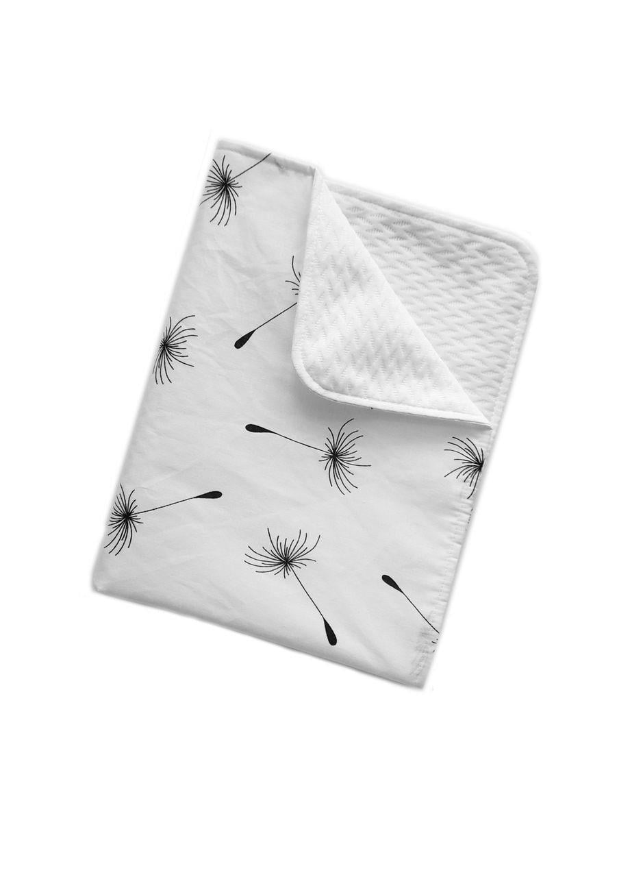 Пелюшка для дітей багаторазова Giselle непромокаюча двостороння 50х60 см Білий (6005010)