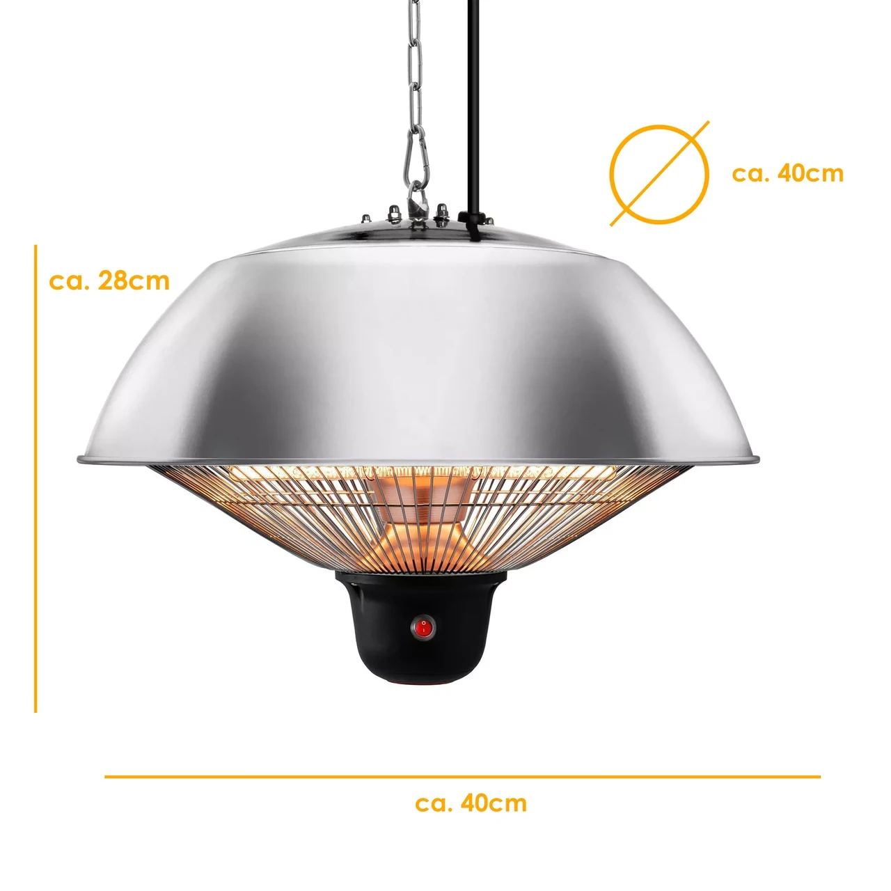 Обогреватель инфракрасный каталитический KESSER 1500 Вт 220В (18025355503) - фото 5