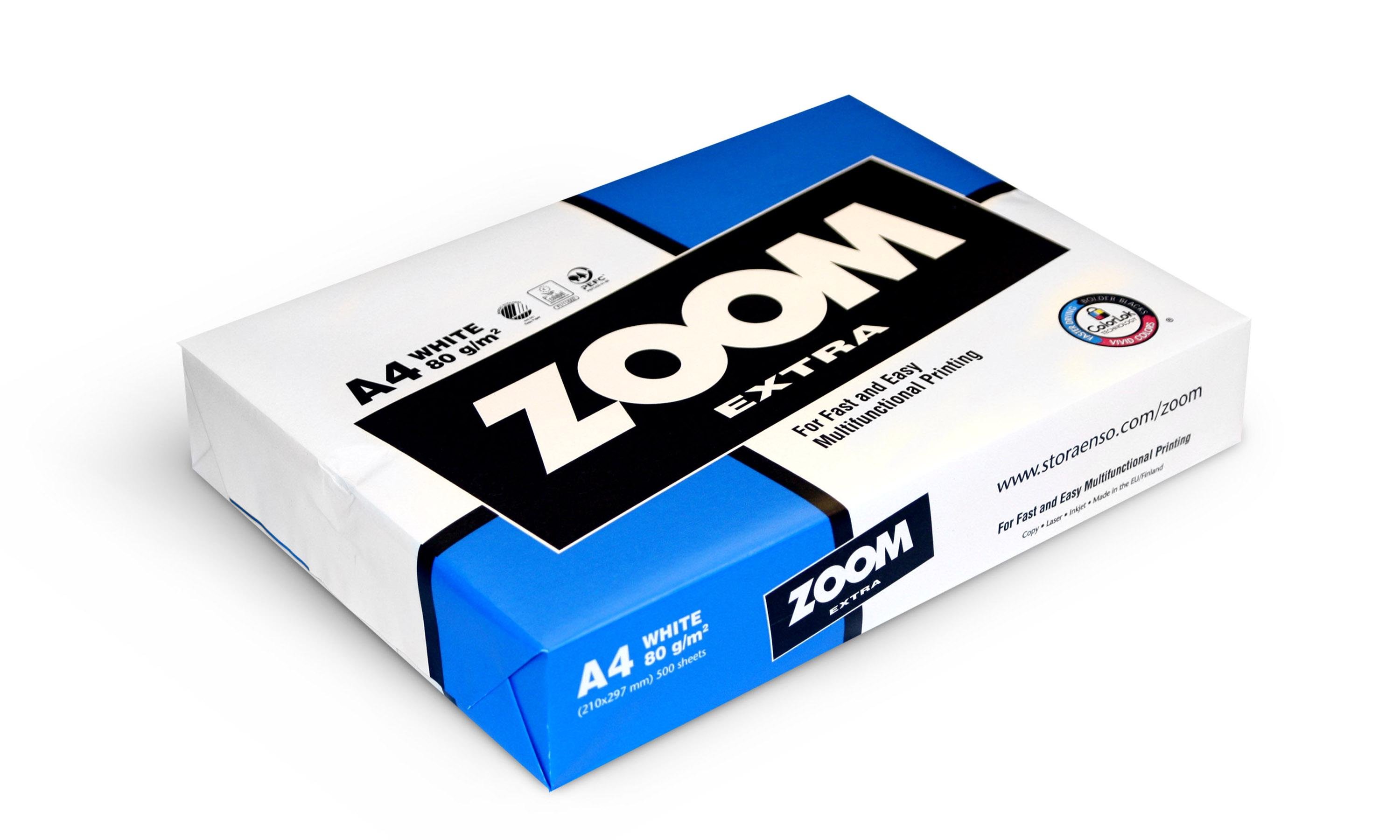 Бумага А4 Zoom Extra 80 г/м2 104 мкм 500 листов