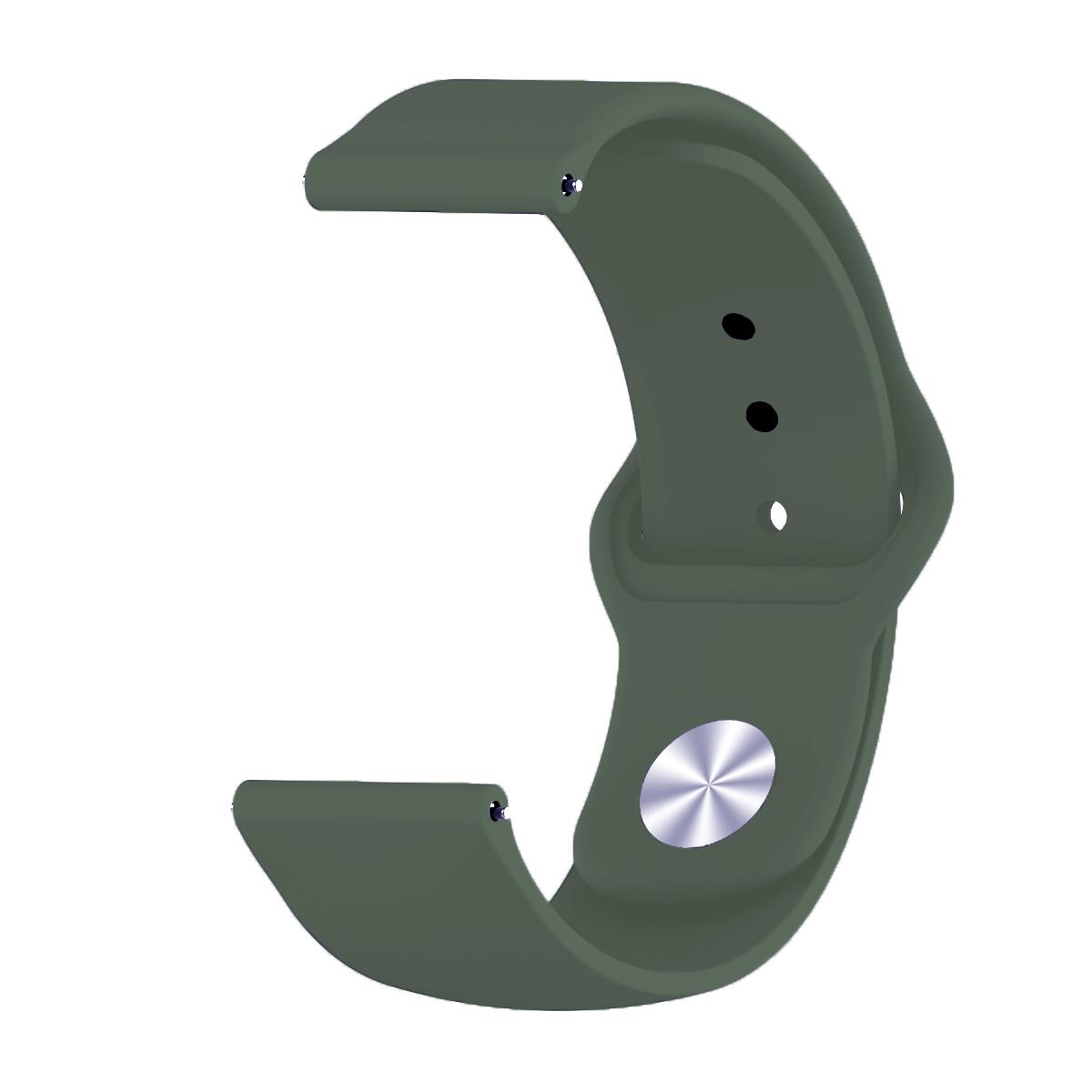 Силіконовий ремінець BeCover для LG Watch Sport W280A Pine/Green (706222) - фото 2