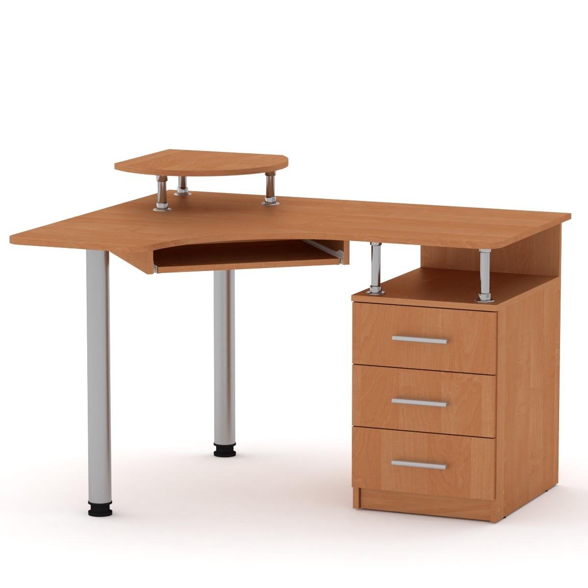 Стол письменный угловой Компанит СУ-2 120х100х85,2 см Ольха (23158665)