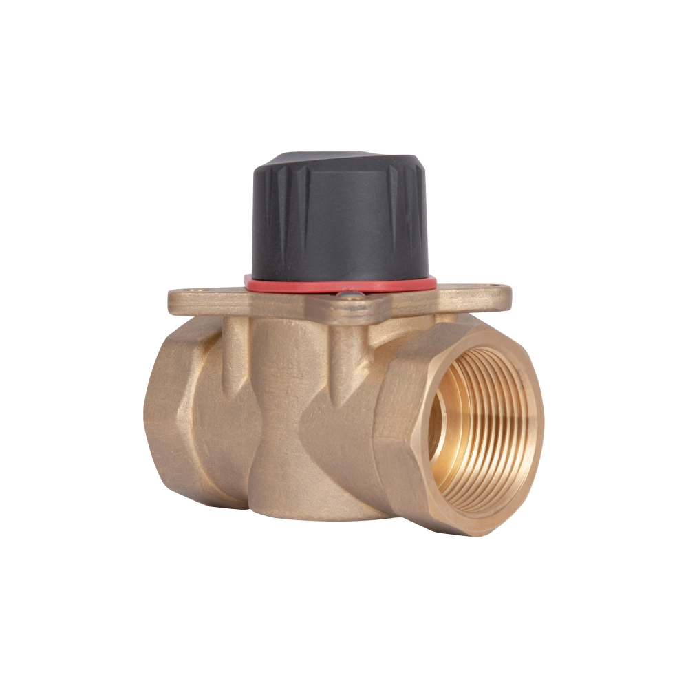 Клапан трехходовой Thermo Alliance Standart ручной латунный 1-1/4" ВОВ (24848682)