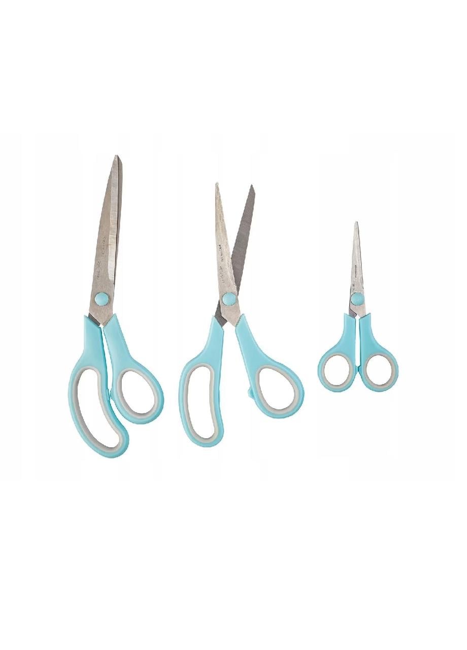 Ножницы канцелярские швейные Crelando ржавеющая сталь 3 шт. (F2-00005)
