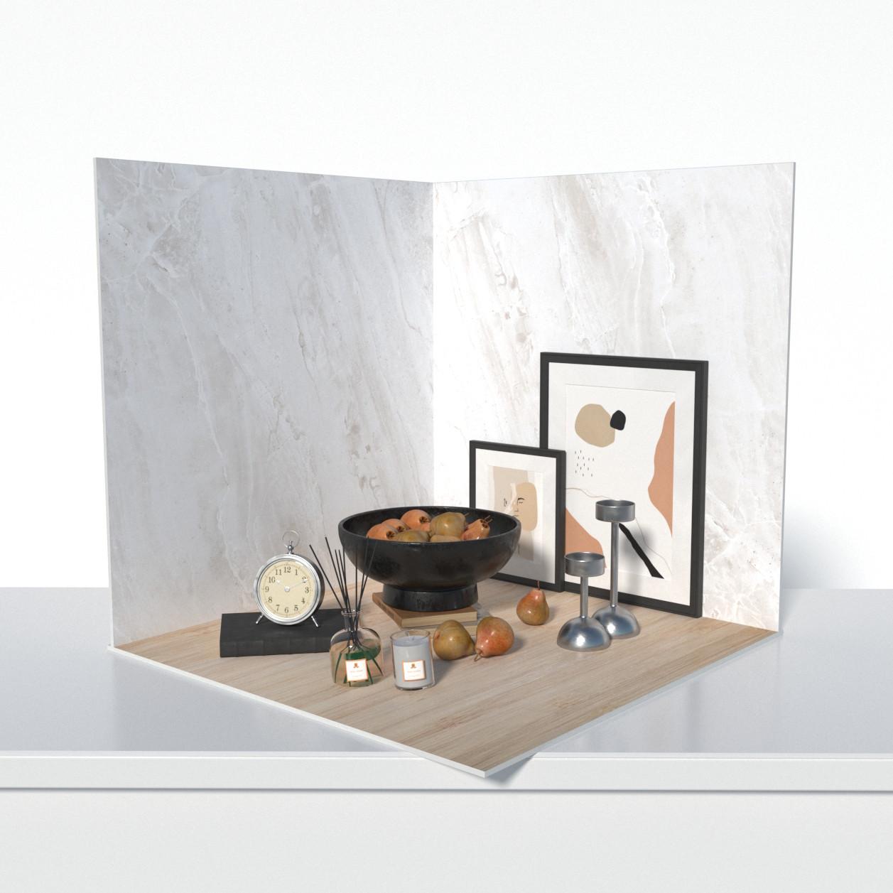 Фотофон пластиковый угловой 3D PolyPlast 50x50x50 см №61047 Фотофон пластиковый угловой 3D PolyPlast 50x50x50 см №61047