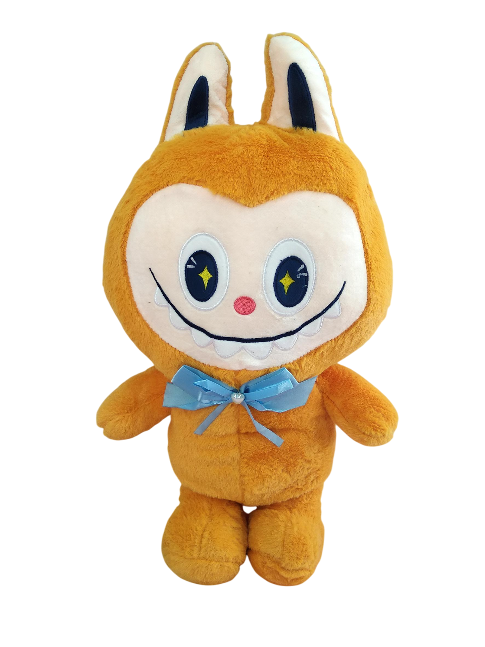 Мягкая игрушка Colorful Home Лабубу с пледом внутри 50 см Рыжий