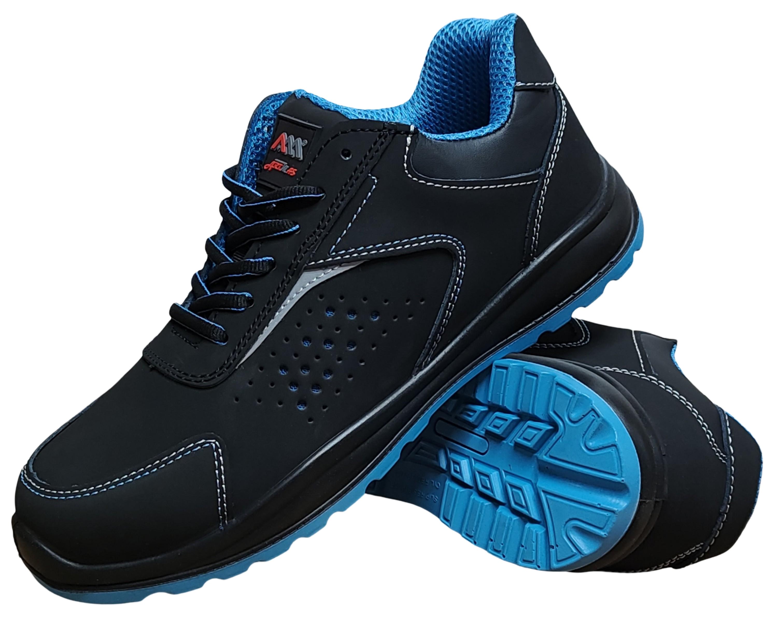 Кроссовки рабочие с металлическим подноском ArtMas AVANGARDE BPN S1 Blue осень/весна р. 47 (400-1317)