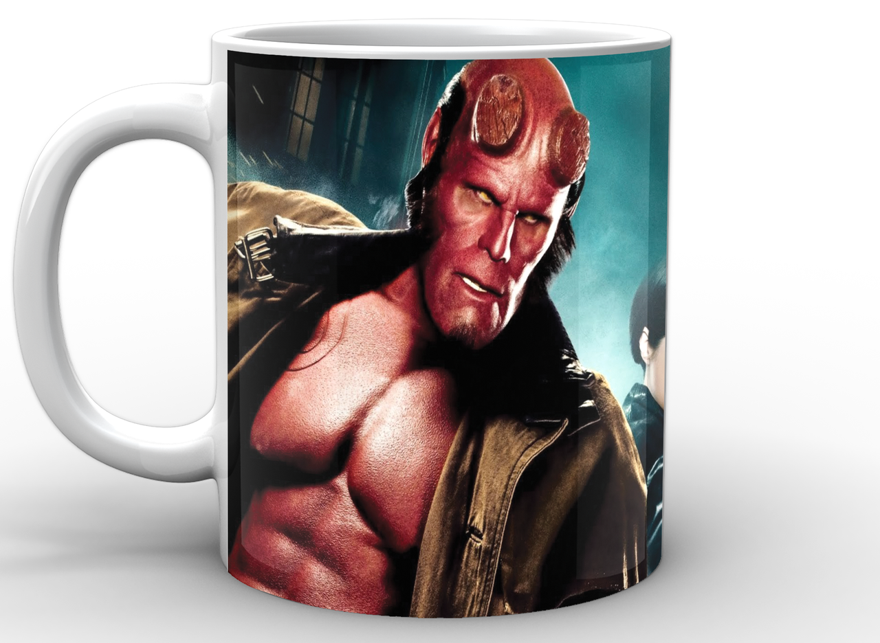 Чашка Gee! Белый Хеллбой Hellboy огонь HL.02.007 - фото 1 Чашка Gee! Белый Хеллбой Hellboy огонь HL.02.007 - фото 1