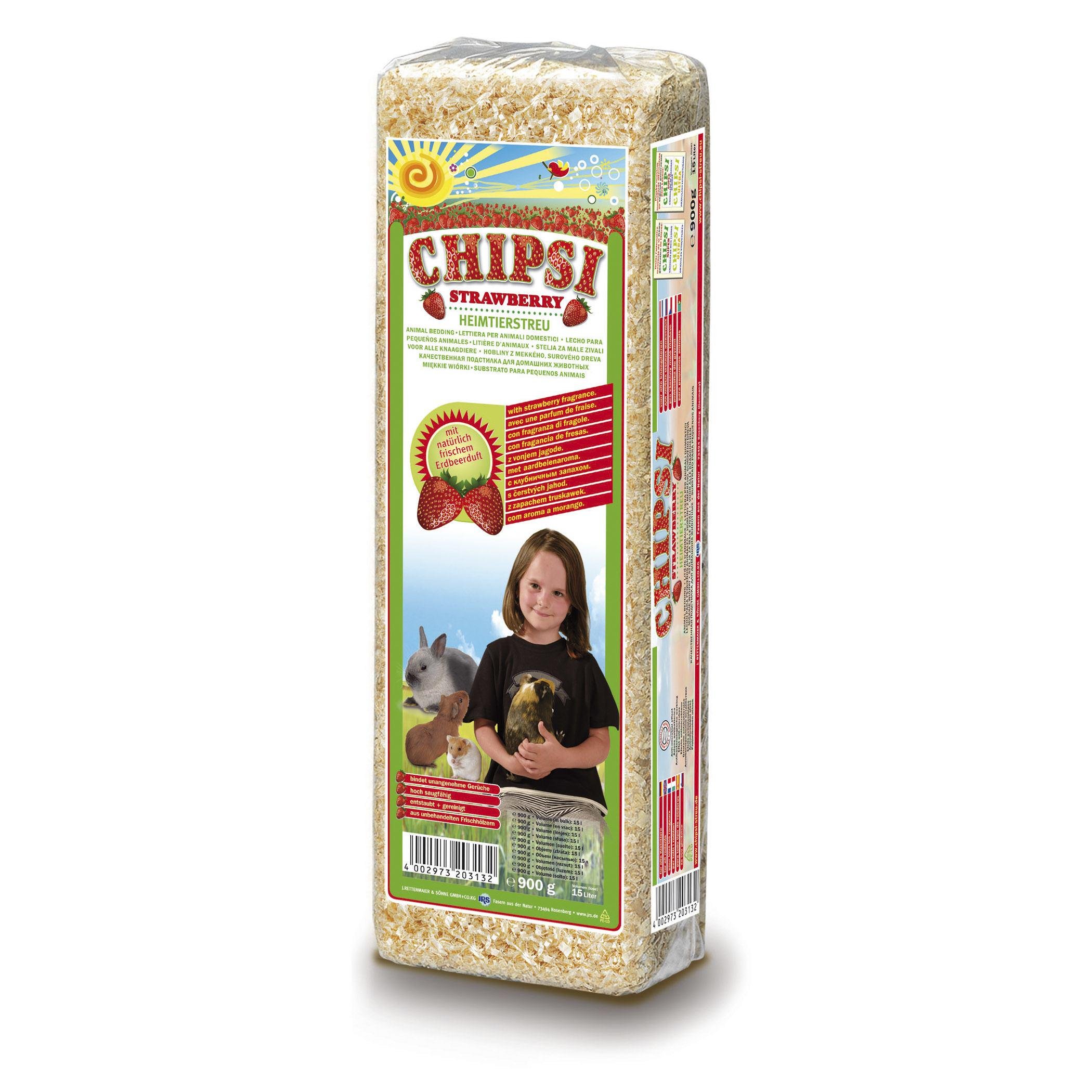 Наполнитель для грызунов Chipsi Strawberry Древесный впитывающий 1 кг 15 л (4002973203132) Наполнитель для грызунов Chipsi Strawberry Древесный впитывающий 1 кг 15 л (4002973203132)