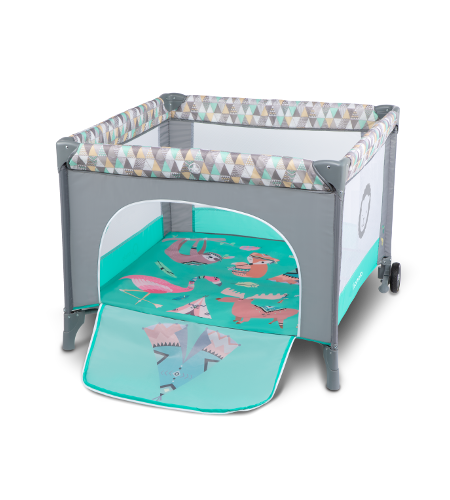 Манеж Lionelo Sofie Scandi Turquoise - фото 2