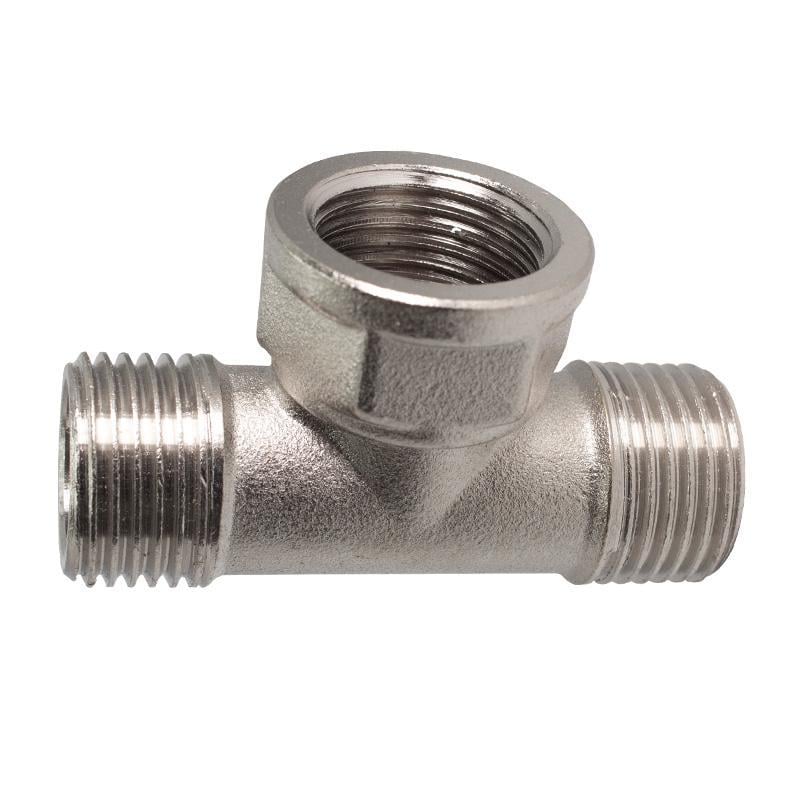 Тройник никелированный Remi ЗВЗ 1/2" (TU-19804)