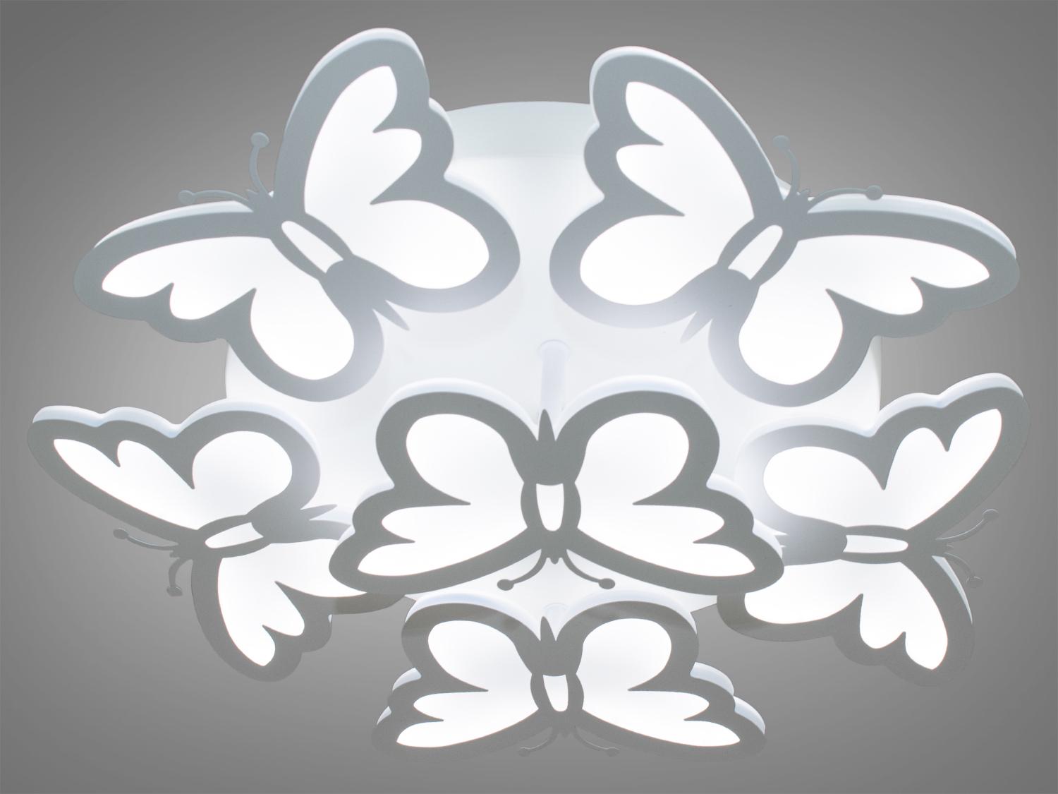 Люстра стельова світлодіодна 95W Білий (8067/5+1WH) - фото 2 Люстра стельова світлодіодна 95W Білий (8067/5+1WH) - фото 2