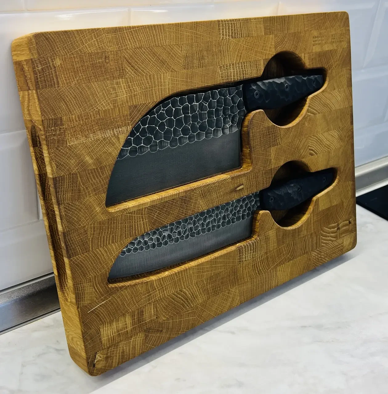 Набір кухонний DS37 дошка обробна з сапкою Серб і ножем Шеф 3 пр. (27722361)