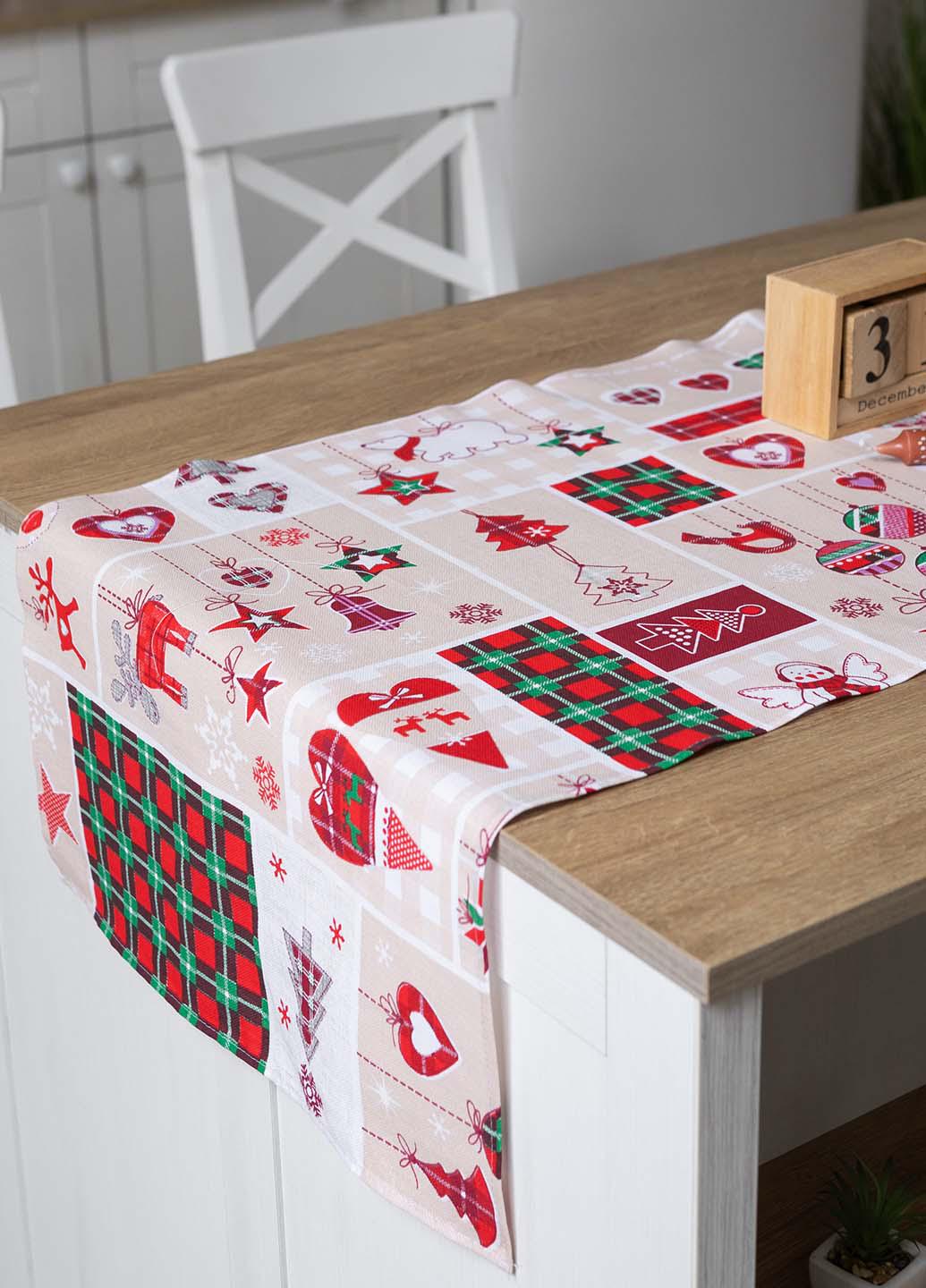 Скатертина-доріжка Прикраса 140x47 см (прк14) Скатертина-доріжка Прикраса 140x47 см (прк14)