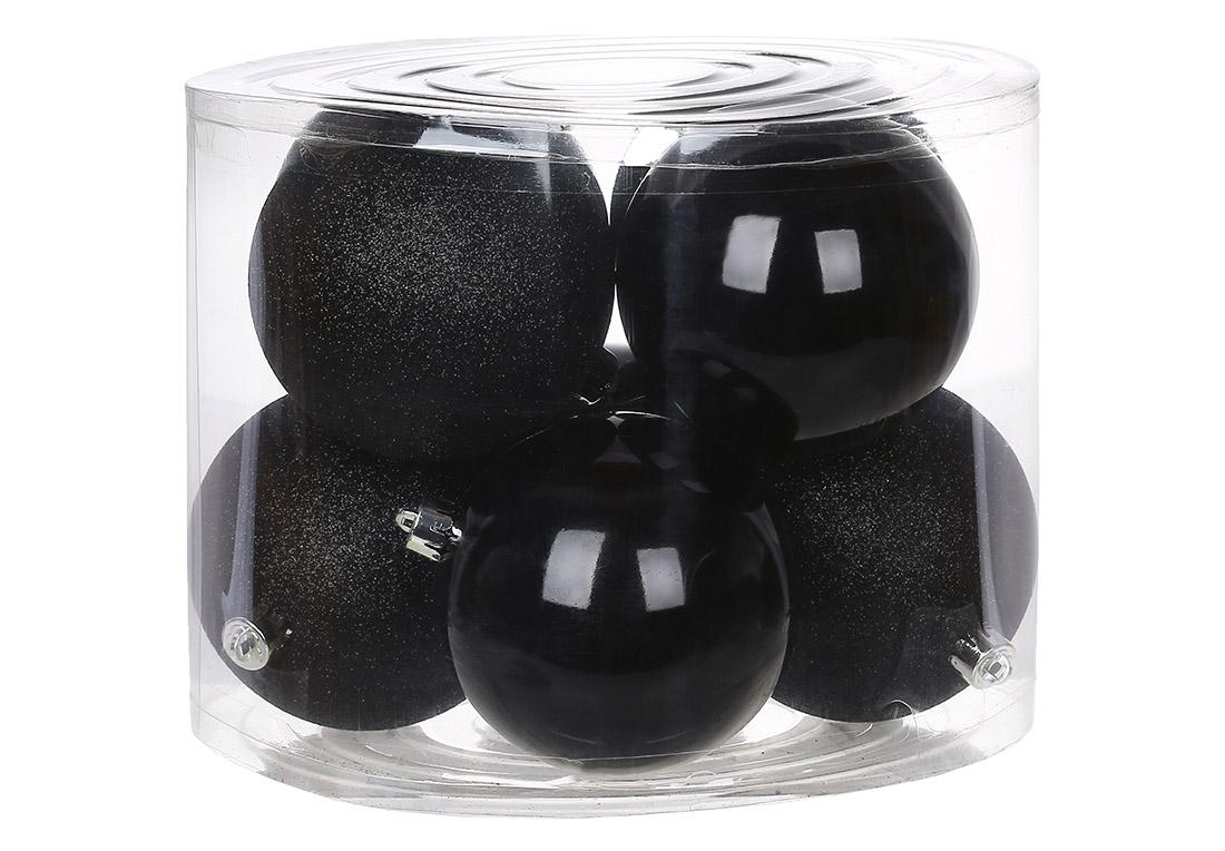 Набор елочных шаров 8 шт. Черный оникс (47/131)