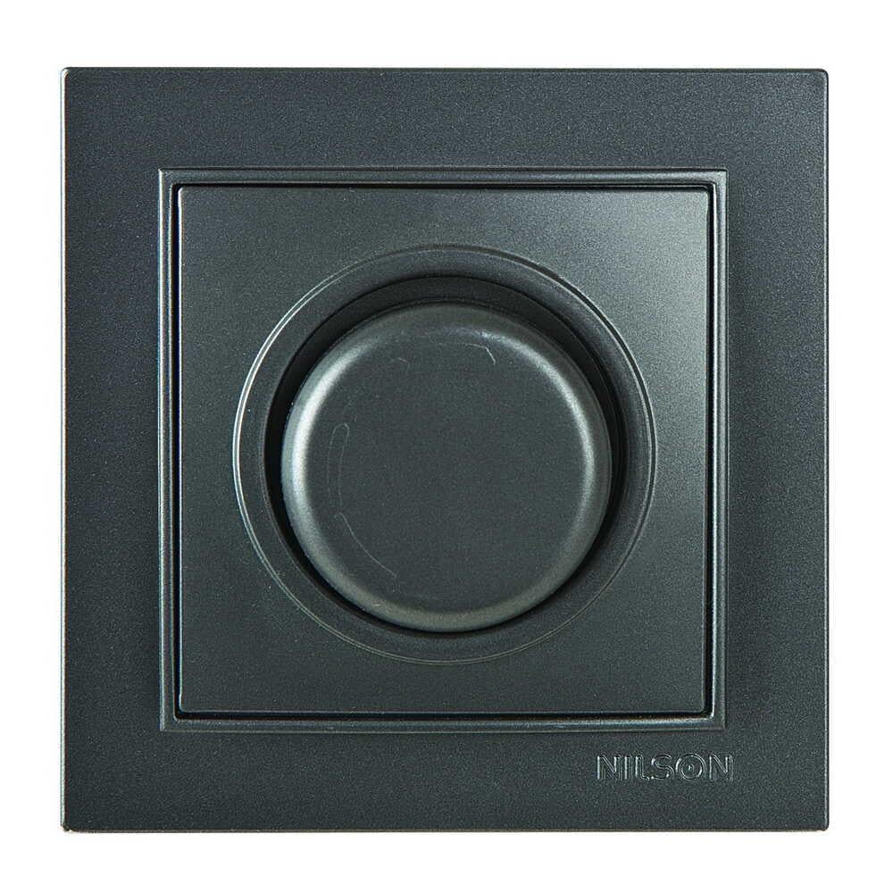 Світлорегулятор Nilson Thor 1000W з підсвічуванням Антрацит (27161053)