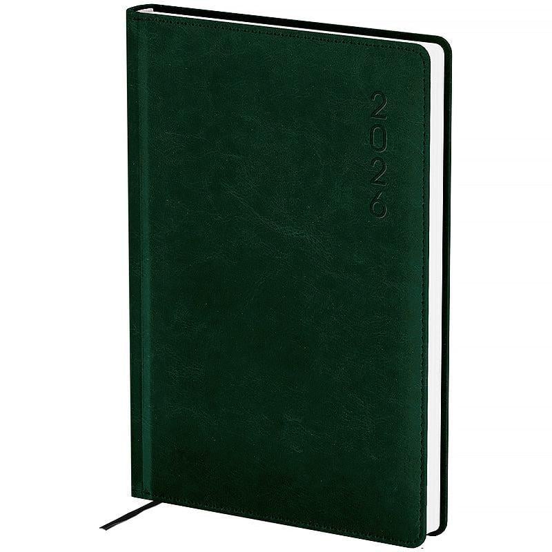 Дневник датированный 2026 Axent Classic Lux 145х210 мм 336 стр. Темно-зеленый (8844-26-5-A)