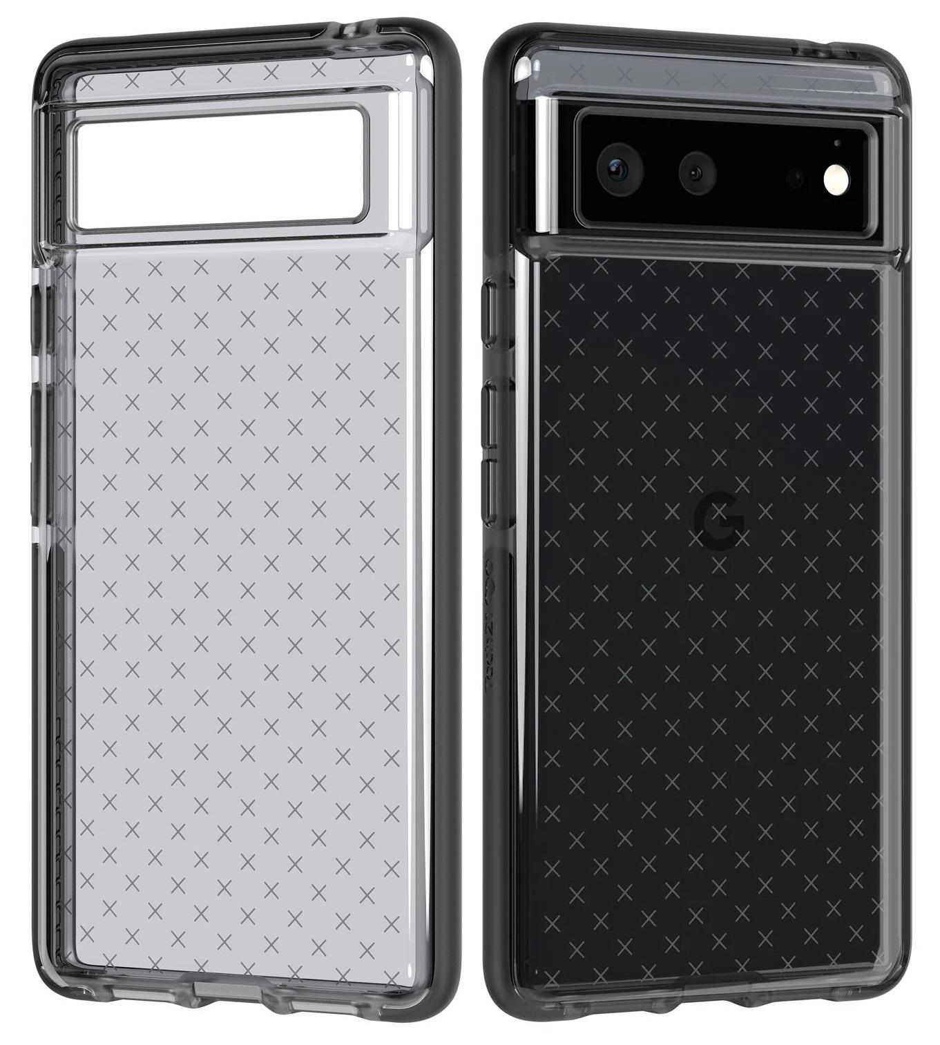 Чехол противоударный Tech21 Evo Check для Google Pixel 6a Smokey Black (12656623)