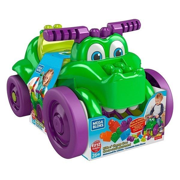 Машинка-крокодил Fisher Price Mega Bloks 26 деталей (GFG22) - фото 6