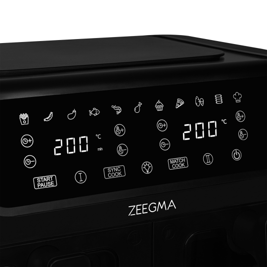 Фритюрниця Zeegma KNAPPER DUAL Black - фото 4