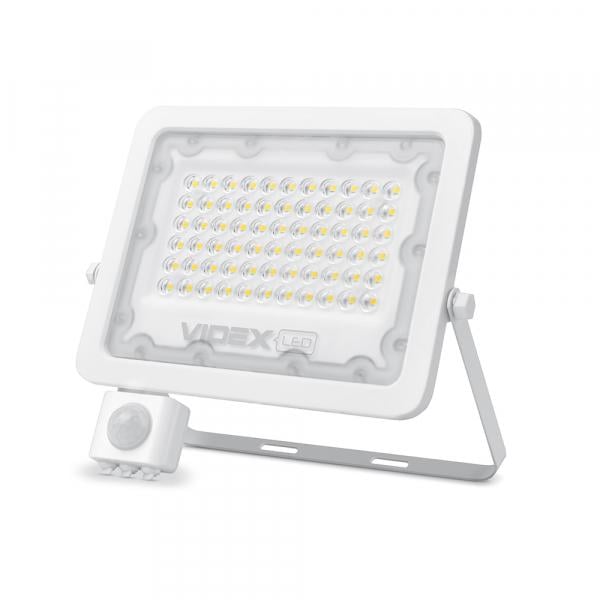 Прожектор Videx з датчиком руху та освітленості F2e 50 W/5000 K Прожектор Videx з датчиком руху та освітленості F2e 50 W/5000 K