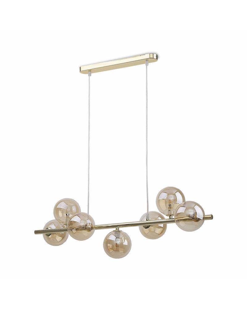 Світильник підвісний TK Lighting 5668 Estera G9 7x6W IP20 Золотий (11877442)
