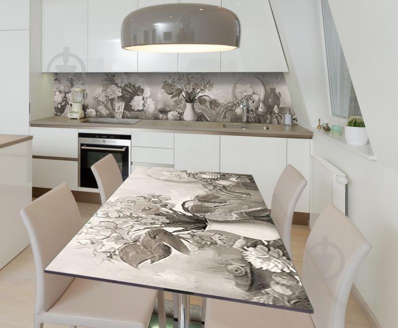 Наклейка виниловая на стол Zatarga "Пастельный Натюрморт" 600х1200 мм Наклейка виниловая на стол Zatarga "Пастельный Натюрморт" 600х1200 мм