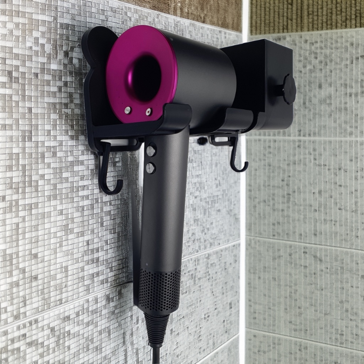 Держатель для фена и аксессуаров Storage Shelf (DNA-2074) - фото 7 Держатель для фена и аксессуаров Storage Shelf (DNA-2074) - фото 7