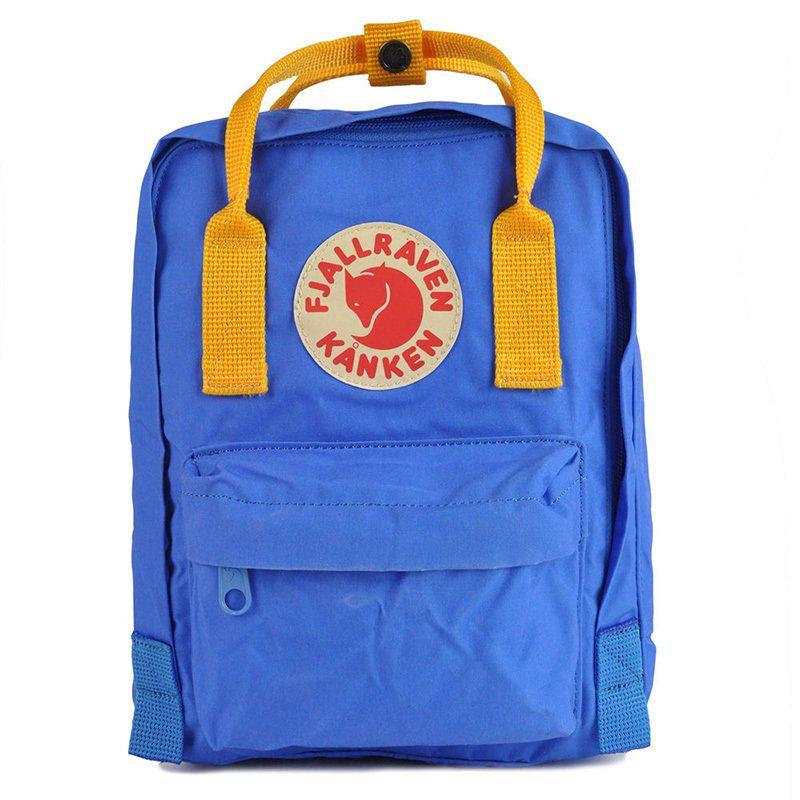 Городской рюкзак Fjallraven Kanken Mini 7 л Un Blue/Warm Yellow (23561.525-141)