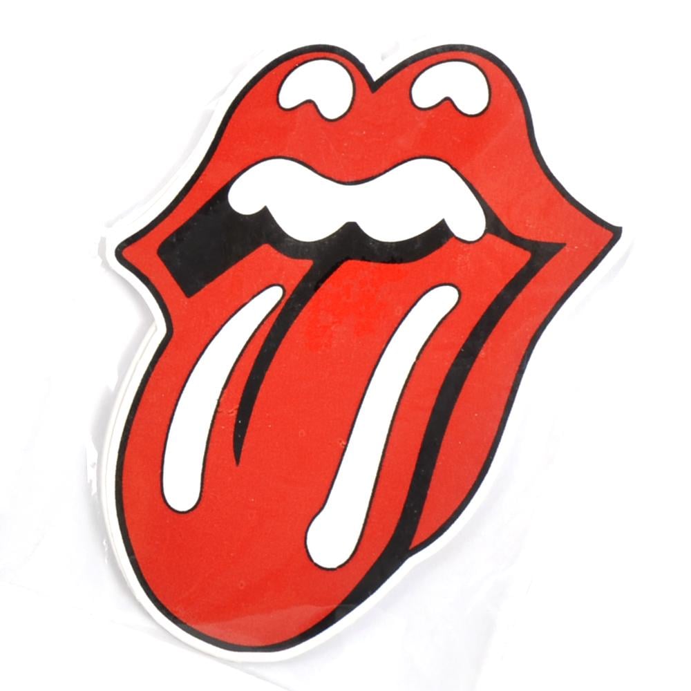 Наклейка Язык ROLLING STONES 12х9 см 10 шт. (452238)