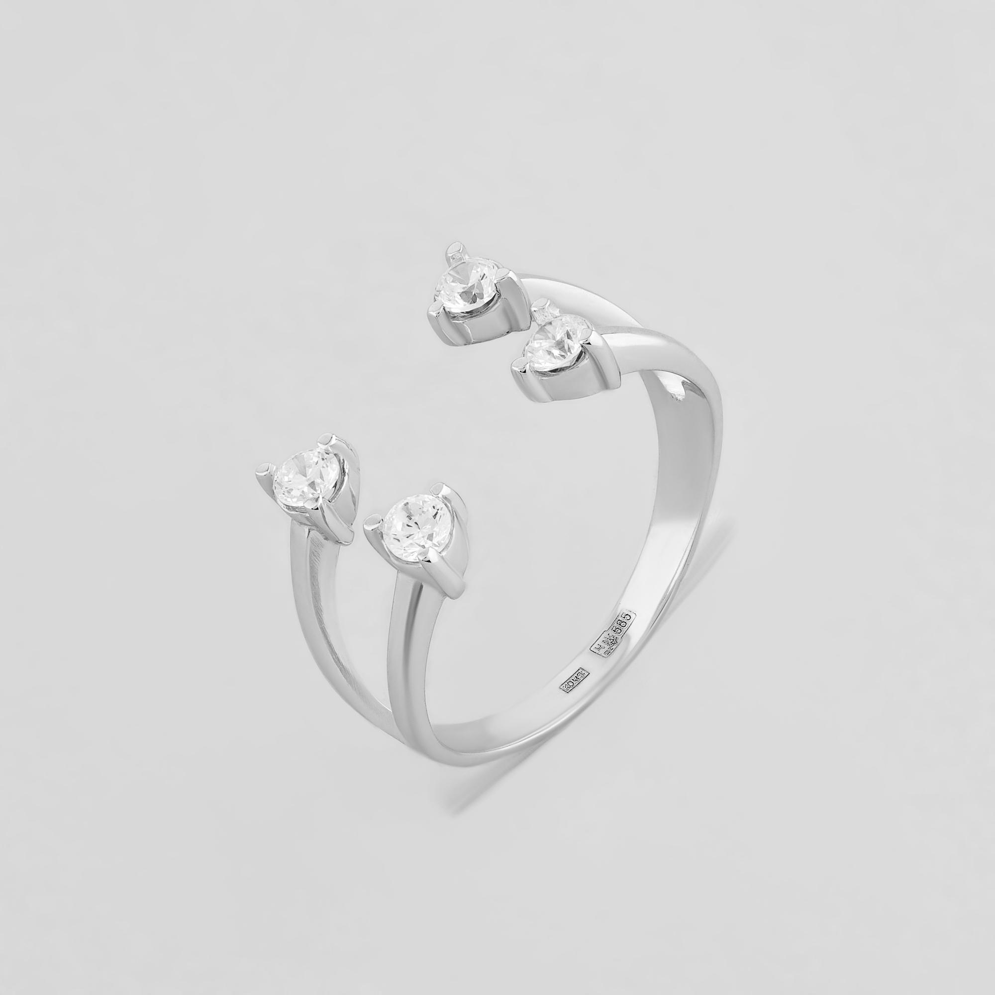 Кольцо золотое Minimal Особый блеск (К016б)