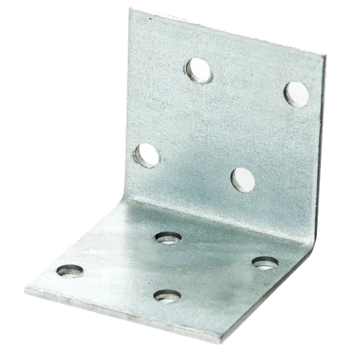 Угольник монтажный равносторонний металлический Apro L-образный 40х40х60х2 мм 10 шт. Серый (32163290)