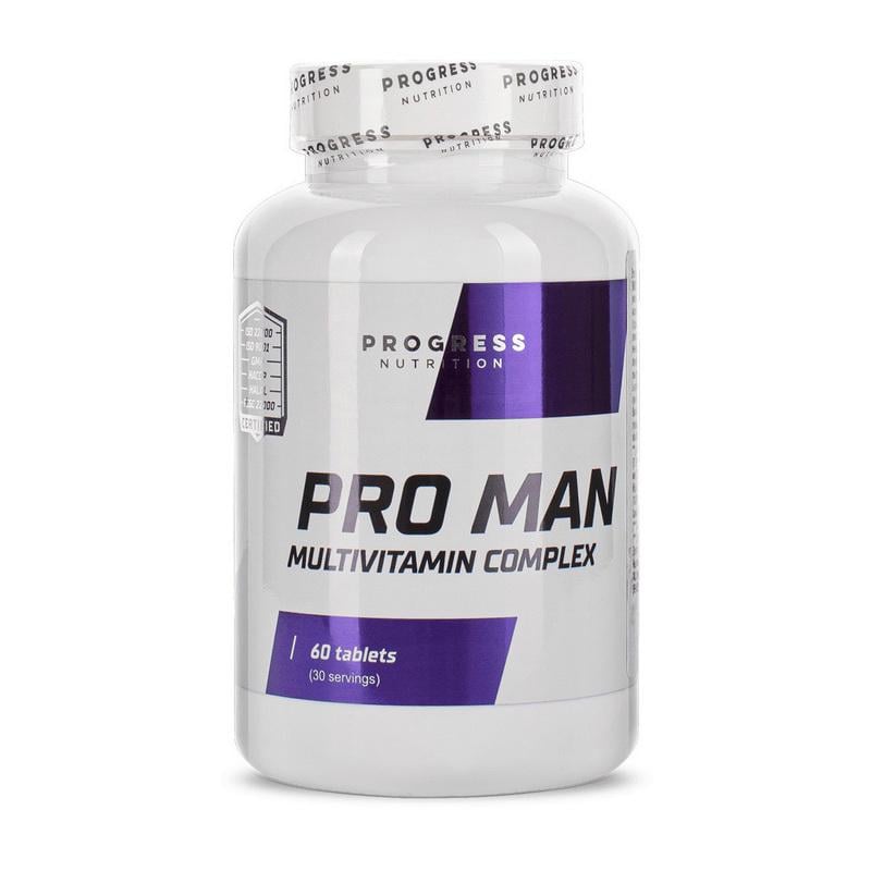 Вітаміни для чоловіків Progress Nutrition Pro Man 60 табл.