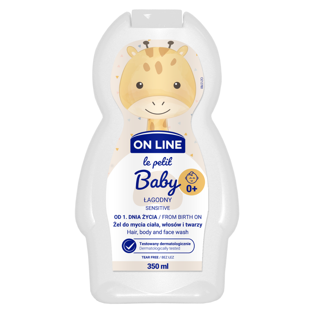 Детский гель-шампунь от рождения 3в1 On Line Baby Sensitive 350 мл (2164)