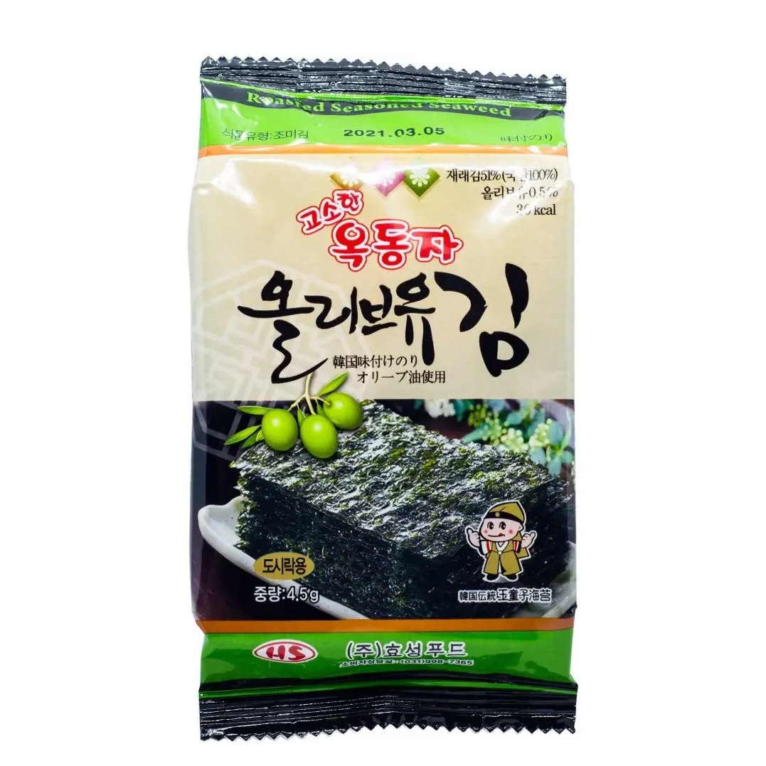 Чипсы из нори OCK-DONG-JA с оливковым маслом 4,5 г (2172739855)