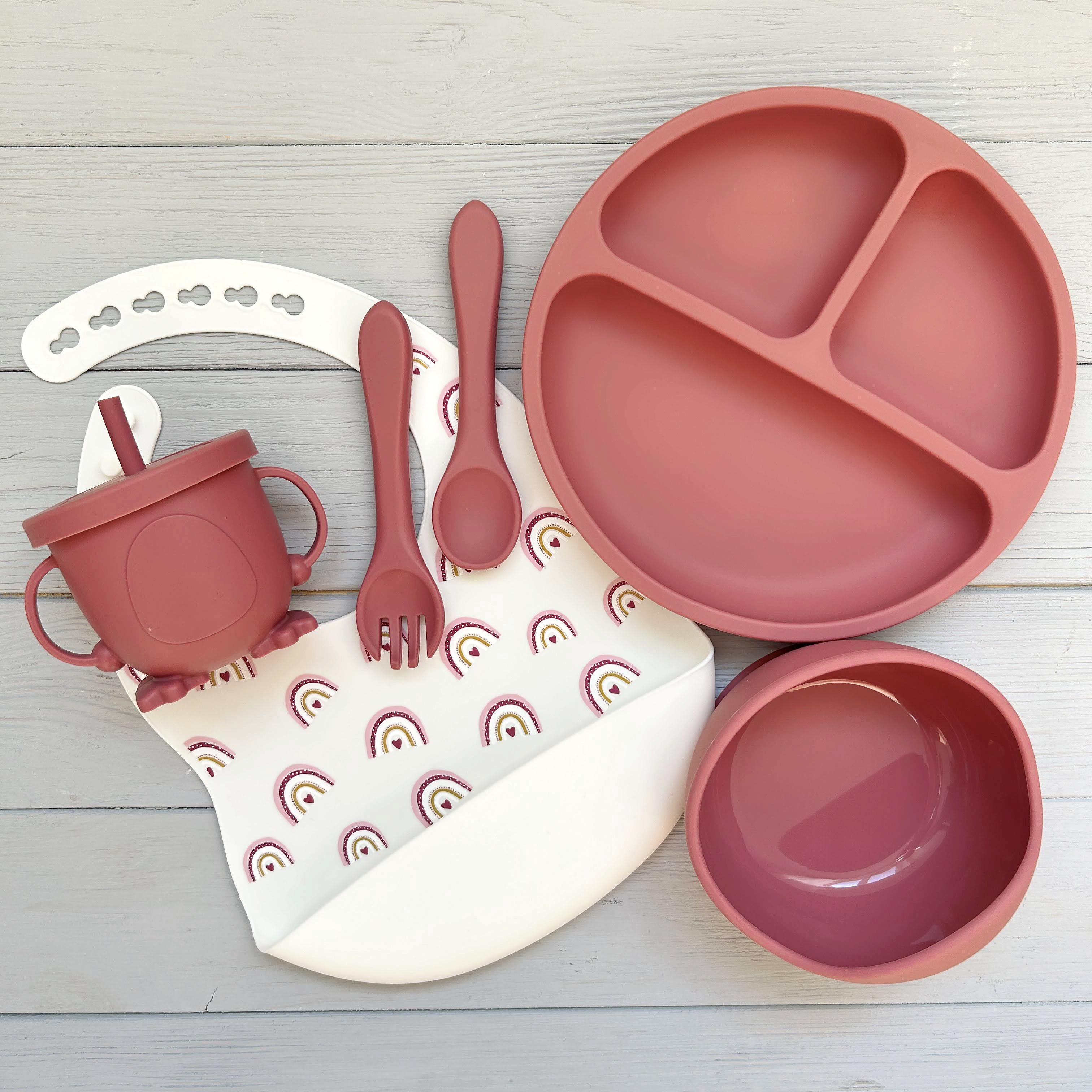 Дитячий посуд для годування RNSPH img_e4284 Темно-рожевий (65839)