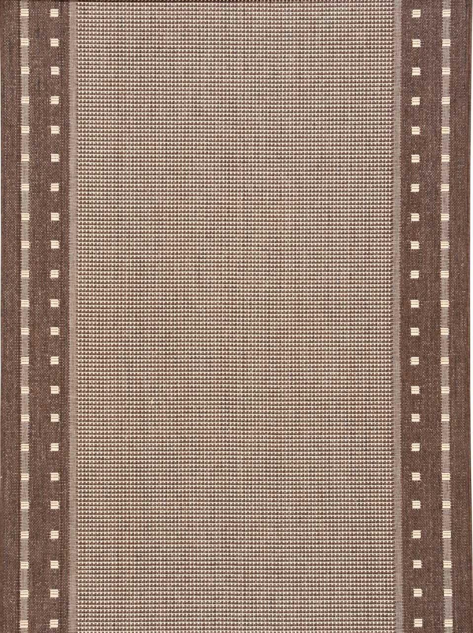 Килим безворсовий на гумовій основі DAKARIA Karat Flex Run 1963/91 2x2 м Темно-коричневий (00-00010116)