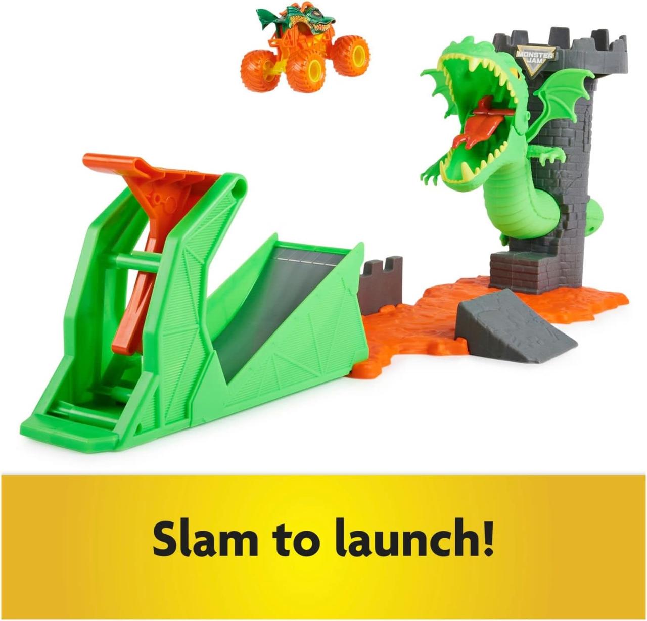 Дитячий ігровий набір Monster Jam Dueling Dragon Playset (2058399695) - фото 2