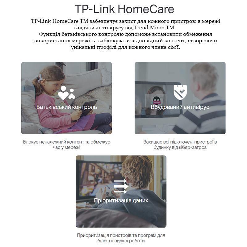 Wi-Fi система домашняя TP-Link Mesh AC1300 модуль Deco M5 2в1 роутер и точка доступа 2-pack White (150240) - фото 7