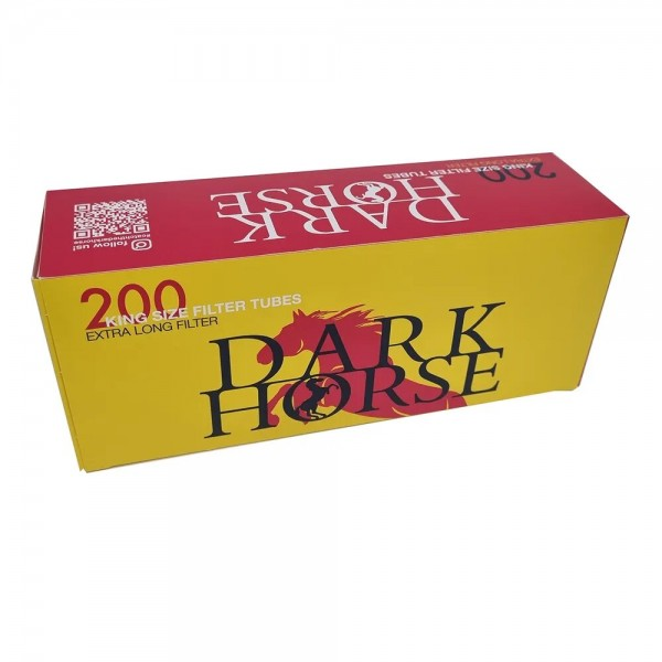 Гильзы для сигарет Dark Horse Extra Long 24 мм/200 шт/ (23101095) - фото 2 Гильзы для сигарет Dark Horse Extra Long 24 мм/200 шт/ (23101095) - фото 2