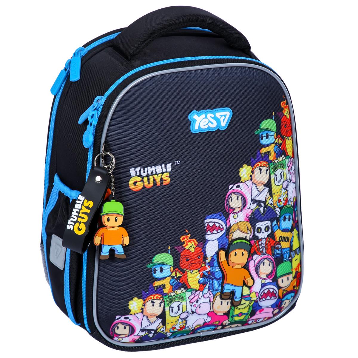 Рюкзак школьный каркасный YES Stumble Guys H-100S для мальчика 35 см (550489)
