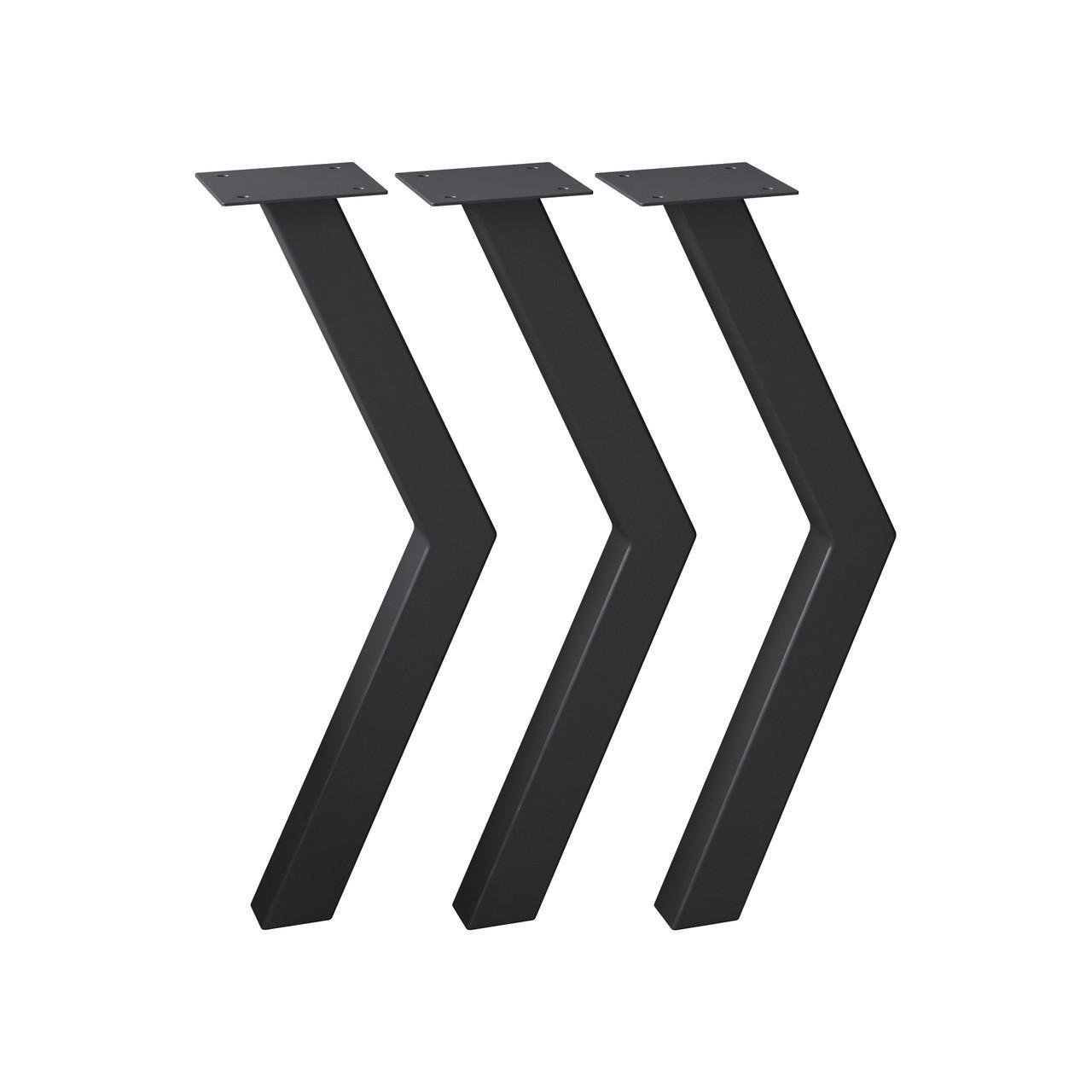 Комплект ножек для журнального стола из металла Scandi 450 мм 3 шт. Черный (1114) - фото 8 Комплект ножек для журнального стола из металла Scandi 450 мм 3 шт. Черный (1114) - фото 8