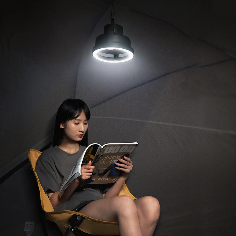 Вентилятор-фонарь Naturehike NH21ZM003 Зеленый - фото 4