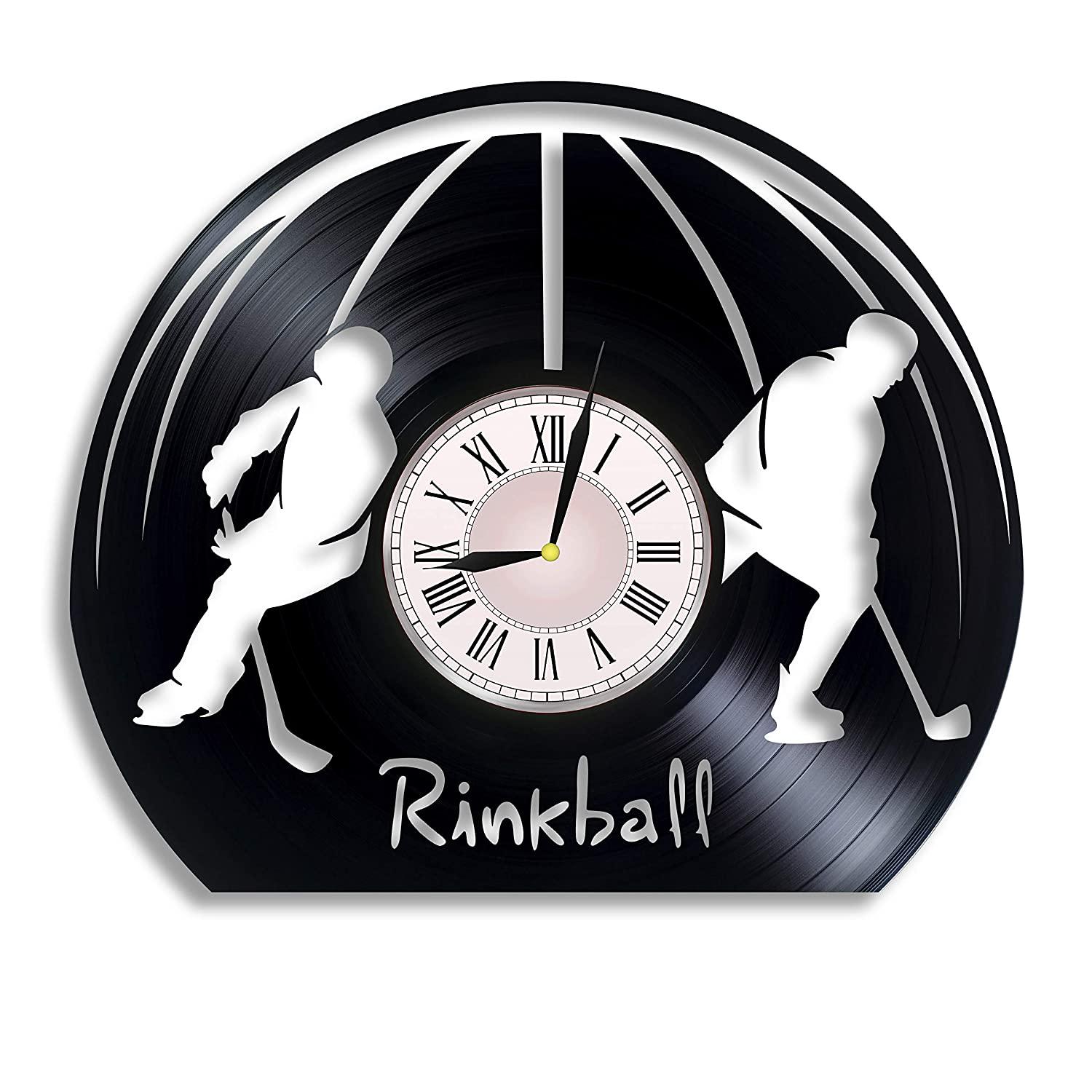 Часы настенные Ринкбол 2356 из виниловой пластинки