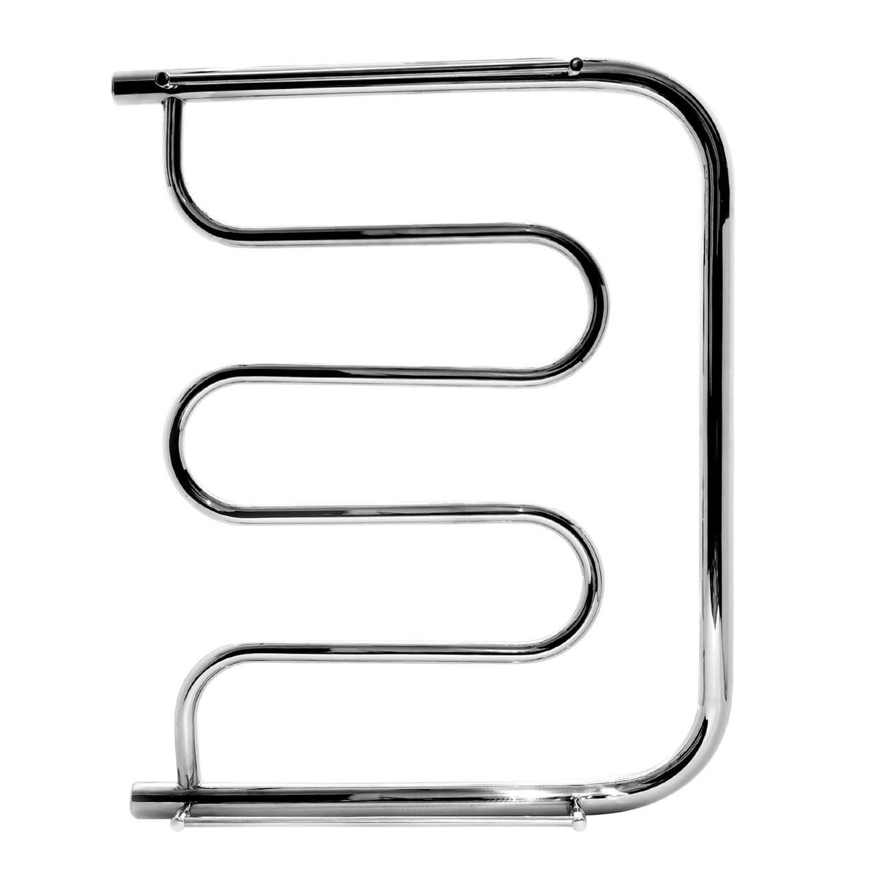 Рушникосушарка водяна NAVIN Фокстрот змійовик з боковим підключенням 600х500 мм Хром